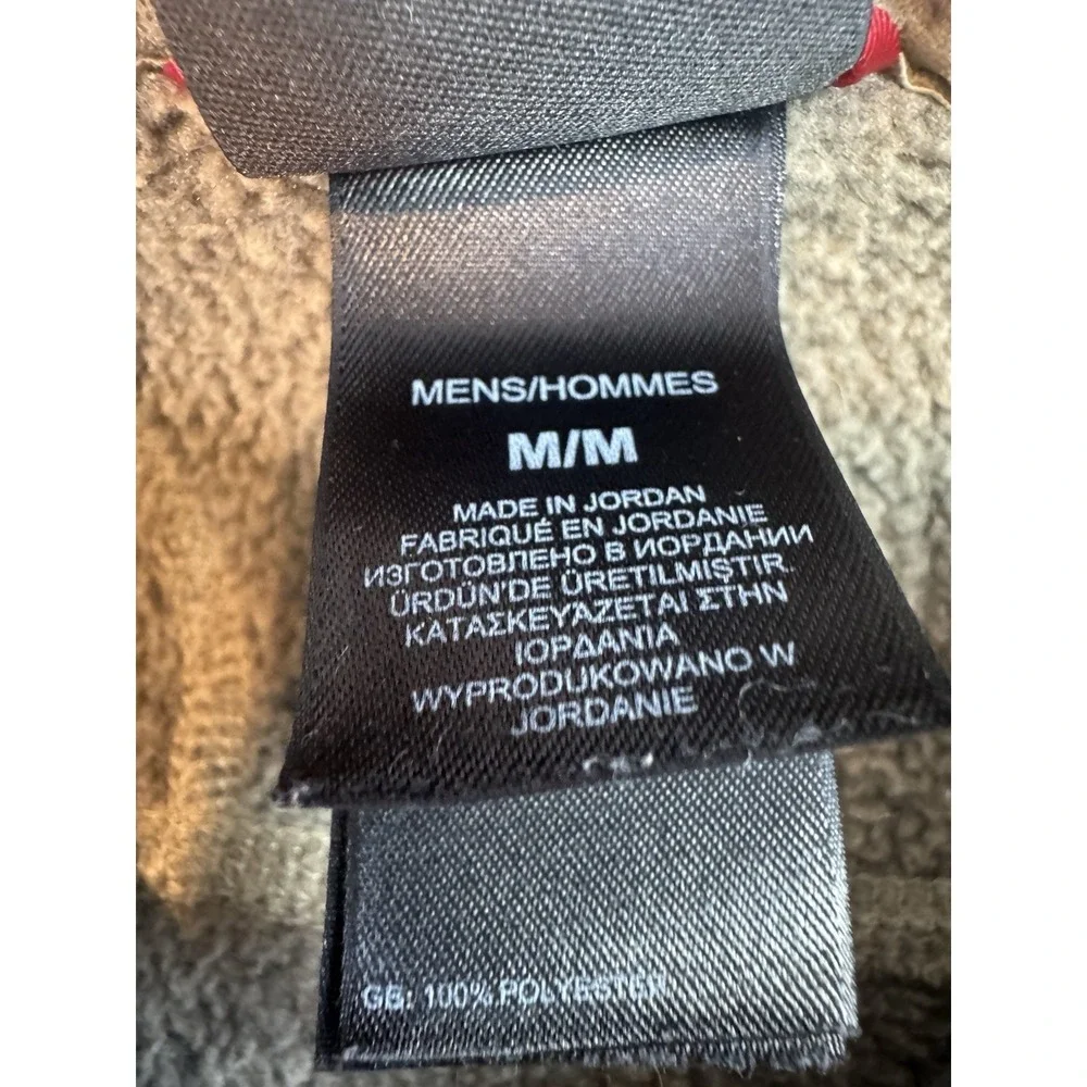 The North Face Sweater Men M Gray‎ 1/4 Zip Fleece Jacket Pullover Outdoor Hiking